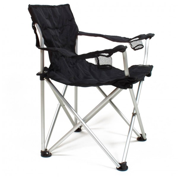 Basic Nature - Travelchair Komfort - Campingstuhl schwarz
