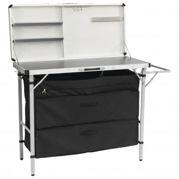 Outwell - Magante Kitchen Unit - Campingschrank Gr 136 x 54 x 90/140 cm schwarz