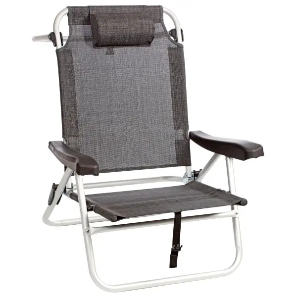 Brunner - Siren - Campingstuhl Gr 64 x 63 x 28/82 cm grau