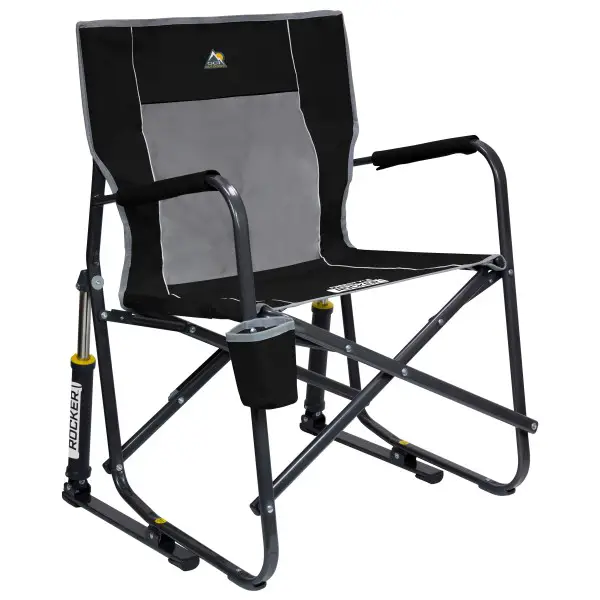 GCI - Freestyle Rocker - Campingstuhl schwarz/grau