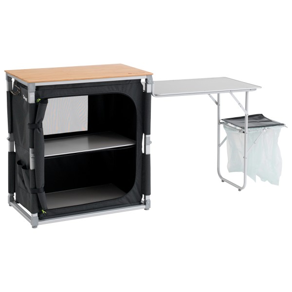 Outwell - Padres Storage Unit with Side Table - Campingschrank Gr 210,5/149,5 x 45/45,5 x 82/70 grau