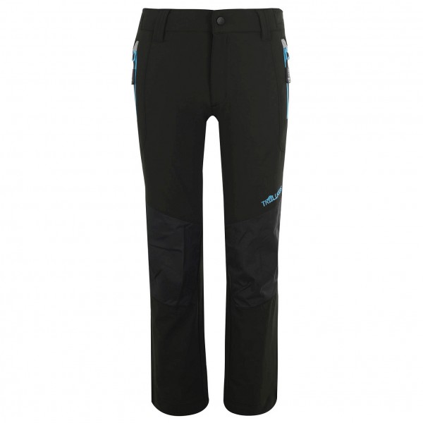 Trollkids - Kid's Lysefjord Pants - Softshellhose Gr 98 schwarz