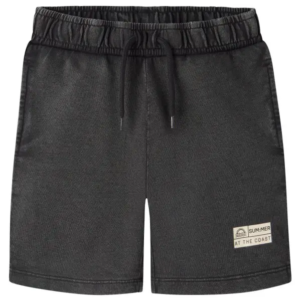 Name it - Kid's NKMFandel Sweat Shorts UNB - Shorts Gr 116 grau/schwarz
