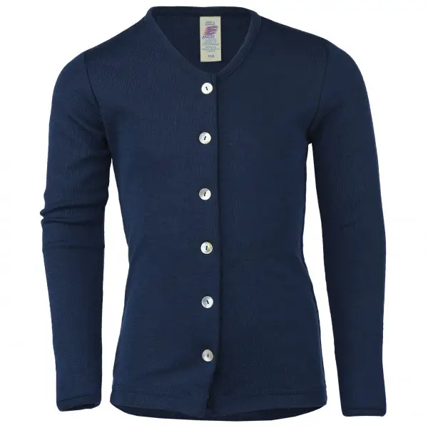 Engel - Kinder Cardigan - Wolljacke Gr 104 blau