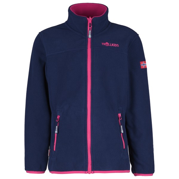 Trollkids - Girls Oppdal Jacket XT - Fleecejacke Gr 92 blau