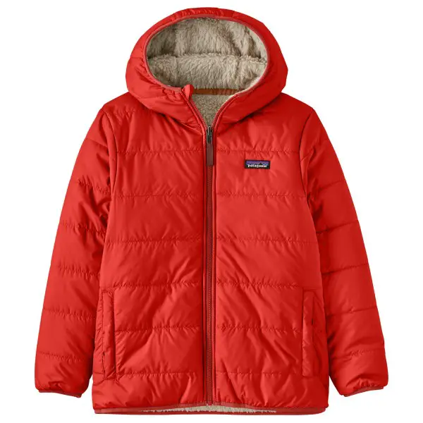 Patagonia - Boy's Reversible Ready Freddy Hoody - Winterjacke Gr XL rot