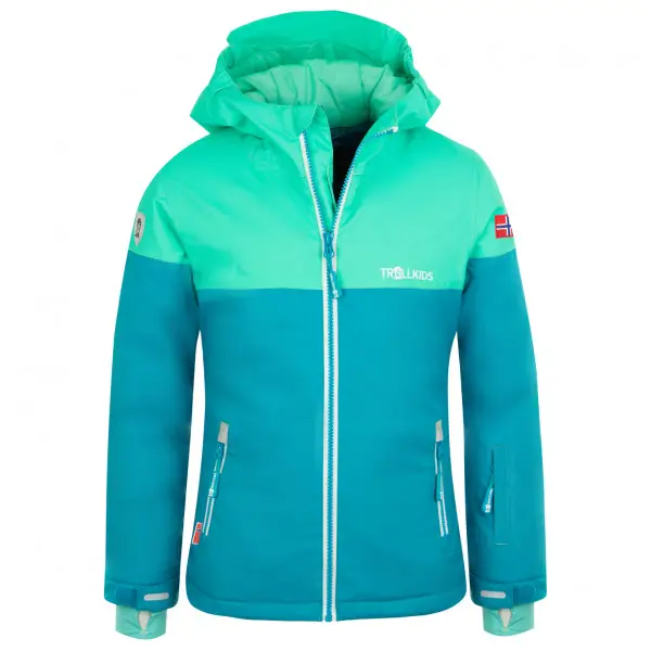 Trollkids - Girl's Hallingdal Jacket - Winterjacke Gr 92 türkis