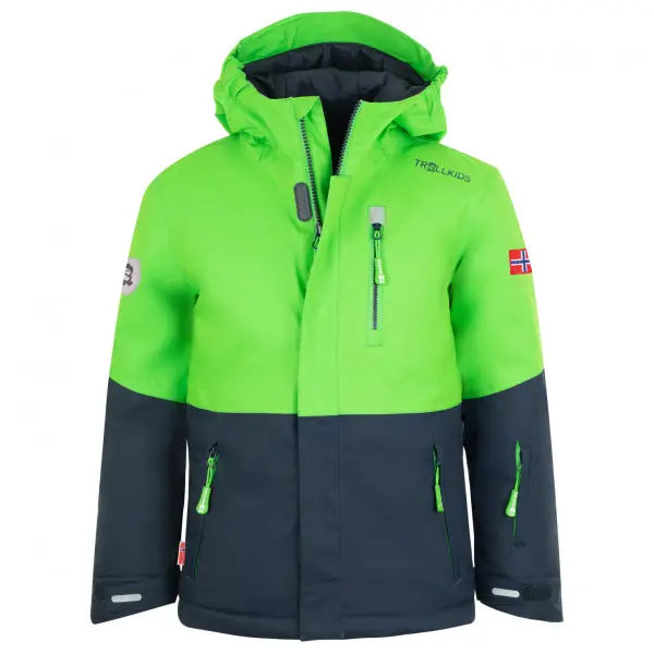 Trollkids - Kid's Hallingdal Jacket - Winterjacke Gr 92 grün/blau