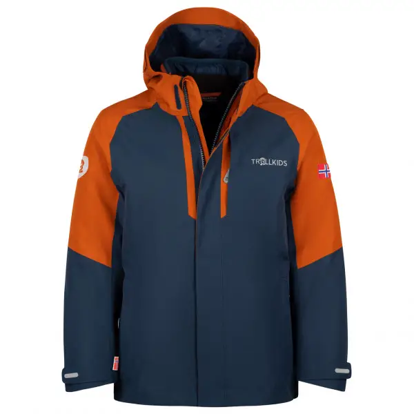 Trollkids - Kid's Skanden 3in1 Jacket - Doppeljacke Gr 92 blau