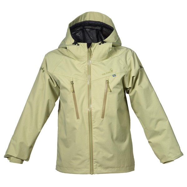 Isbjörn - Teen's  Monsune Hardshell Jacket - Regenjacke Gr 146/152 beige/oliv