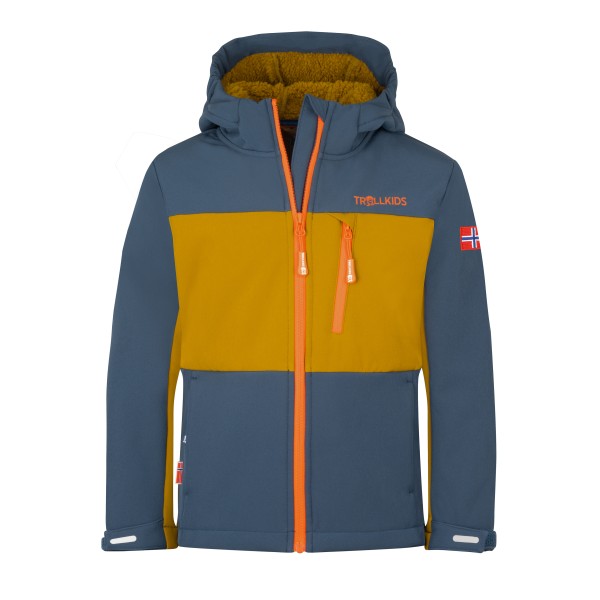 Trollkids - Kid's Bergsfjord Winter Softshell Jacket - Softshelljacke Gr 104 blau
