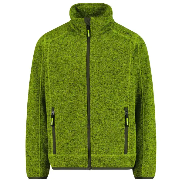 CMP - Boy's Jacket Jacquard Knitted - Fleecejacke Gr 116 oliv