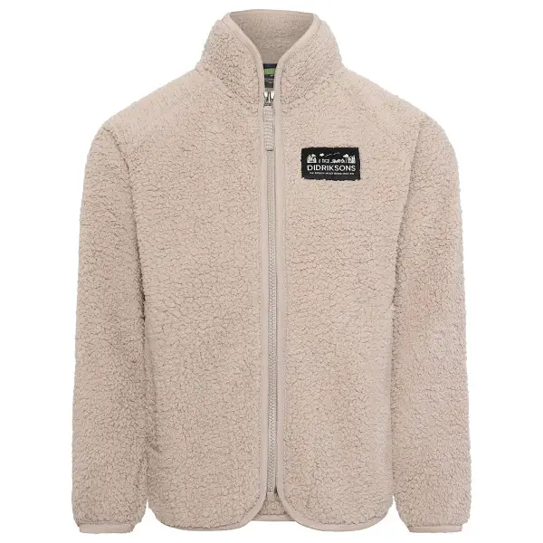 Didriksons - Kid's Gibbs Full-Zip 2 - Fleecejacke Gr 80 beige