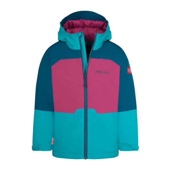 Trollkids - Kid's Hardanger Jacket - Winterjacke Gr 176 türkis