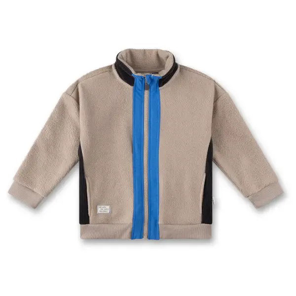 Sanetta - Kid's Sweatjacket - Freizeitjacke Gr 62 beige
