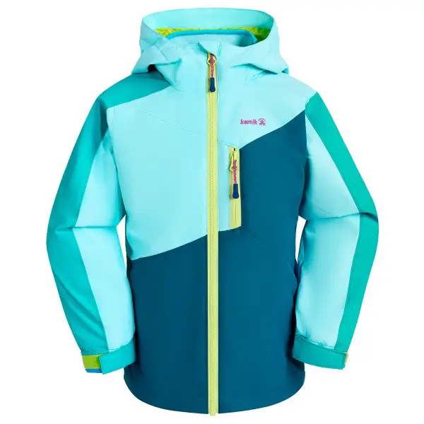 Kamik - Kid's Tara - Regenjacke Gr 122 türkis