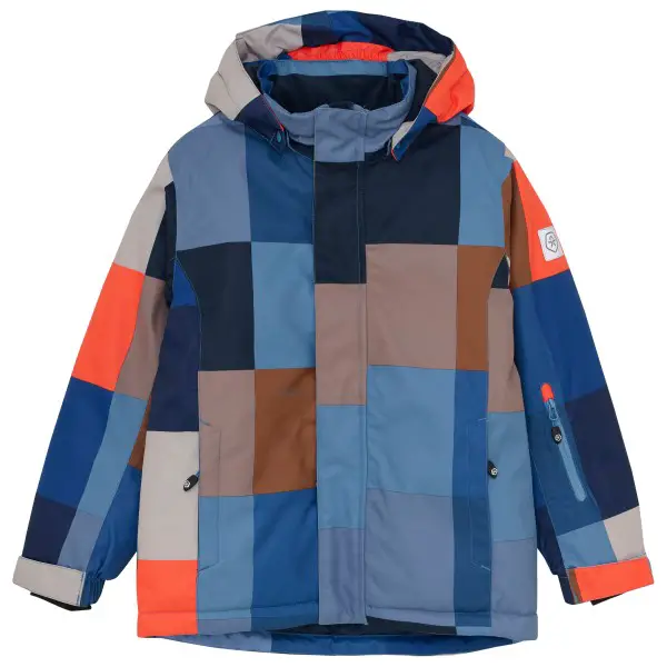 Color Kids - Boy's Ski Jacket AOP - Skijacke Gr 92 blau