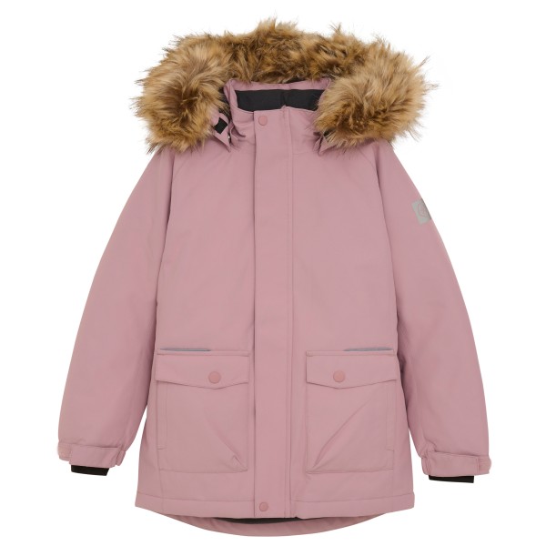 Color Kids - Girl's Parka with Fake Fur - Parka Gr 92 rosa