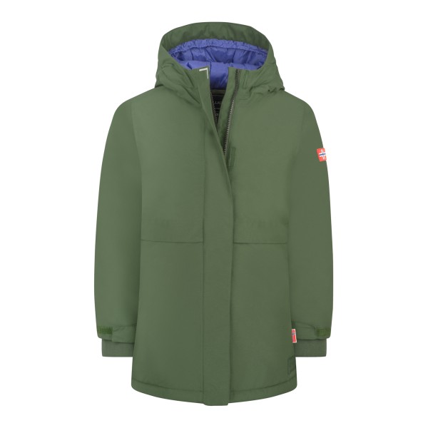 Trollkids - Girl's Hovden Coat - Mantel Gr 98 oliv