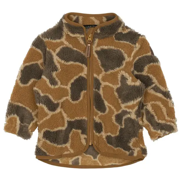 Mikk-Line - Kid's Teddy Cardigan - Fleecejacke Gr 104 braun