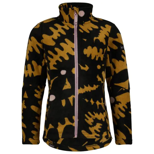 Roxy - Girl's Windyspirit - Fleecejacke Gr 16 Years - XXL schwarz