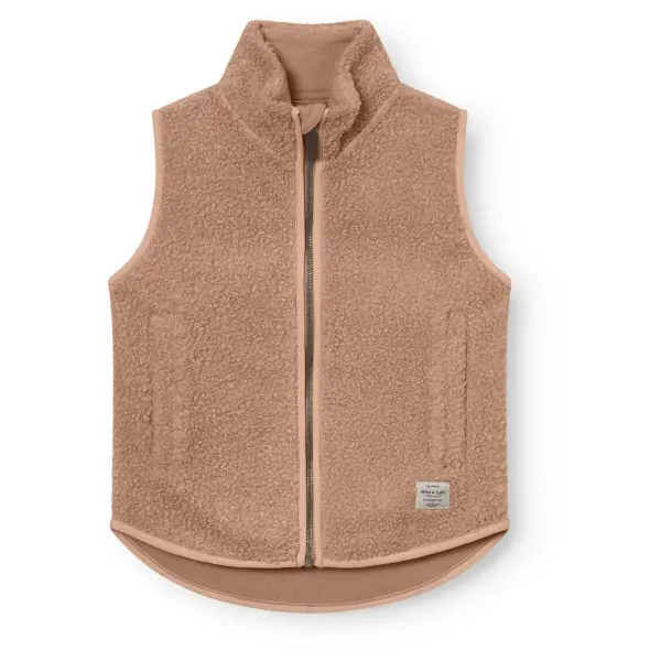 Mini A Ture - Kid's Matbattal Vest - Fleeceweste Gr 122 - 7 Years braun