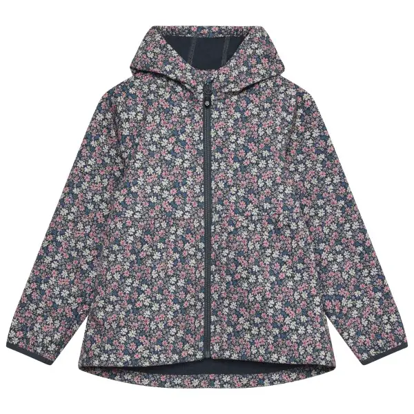 Color Kids - Kid's Softshell AOP - Softshelljacke Gr 104 grau