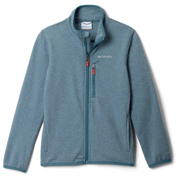 Columbia - Kid's Essential Hike Grid Fleece Full Zip - Fleecejacke Gr XXS grau