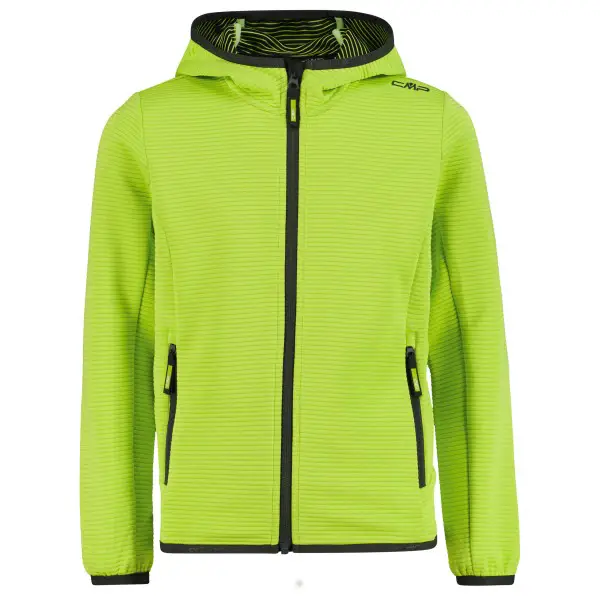 CMP - Kid's Jacket with Fix Hood - Fleecejacke Gr 116 grün