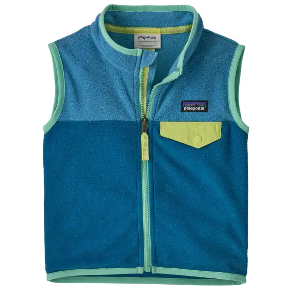 Patagonia - Baby's Micro D Snap-T Vest - Fleeceweste Gr 3-6 Months blau