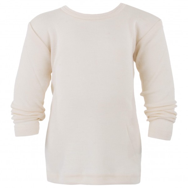 Engel - Kinder Unterhemd L/S - Merinounterwäsche Gr 92 grau