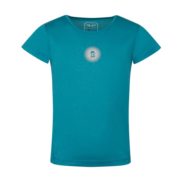 Trollkids - Girl's Preikestolen T - Funktionsshirt Gr 92 türkis