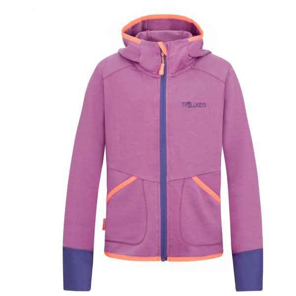 Trollkids - Girl's Saltfjord Jacket - Sweat- & Trainingsjacke Gr 98 rosa