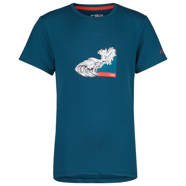 CMP - Boy's T-Shirt Stretch - T-Shirt Gr 98 blau
