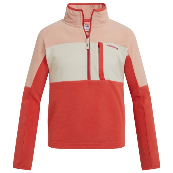 Craghoppers - Kid's Bromley Fleecepullover - Fleecepullover Gr 104 rot