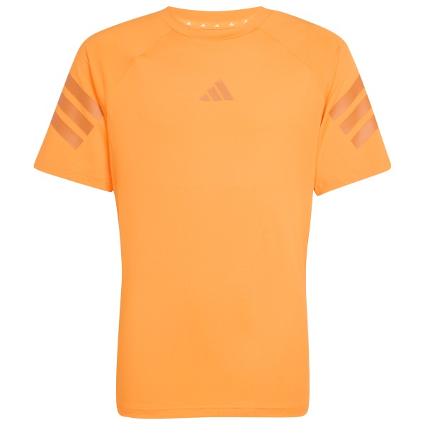 adidas - Kid's Sport Icons 3-Stripes Tee - Funktionsshirt Gr 116 orange