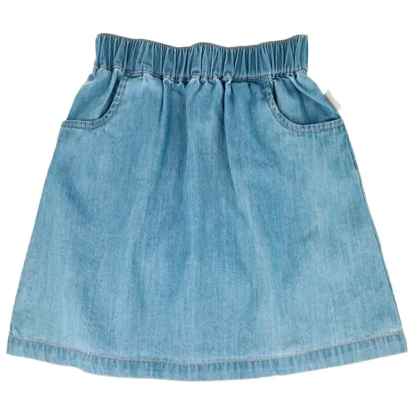 maximo - Kid's Mini Girl-Rock Denim-Optik - Rock Gr 110/116 blau