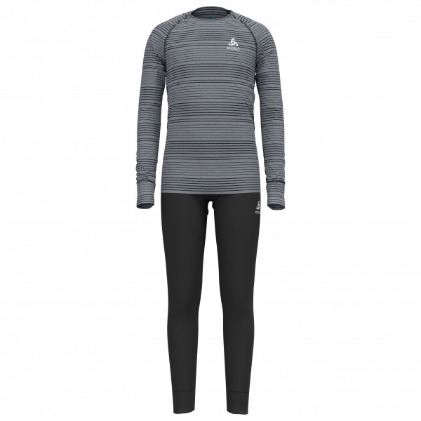 Odlo - Kid's Long Active Warm Eco Set - Kunstfaserunterwäsche Gr 92 grau