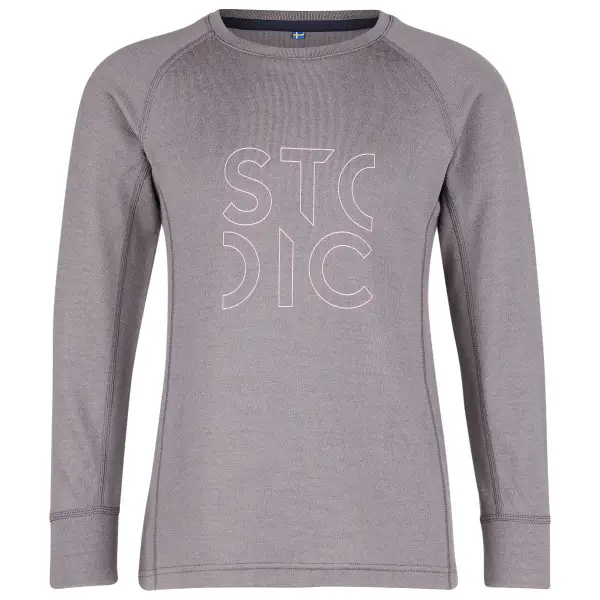 Stoic - Kid's Merino240 BengtSt. L/S - Merinounterwäsche Gr 104 grau