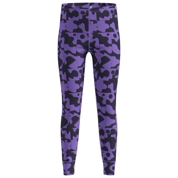 Odlo - Kid's Base Layer Bottom Long Active Warm Graphic - Kunstfaserunterwäsche Gr 80 lila/blau