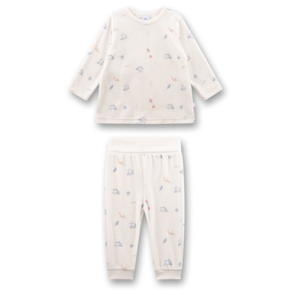 Sanetta - Kid's Pyjama Long 222174 - Schlafanzug Gr 74 weiß