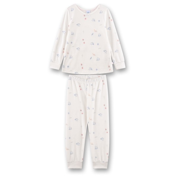 Sanetta - Kid's Pyjama Long 233599 - Schlafanzug Gr 116 weiß