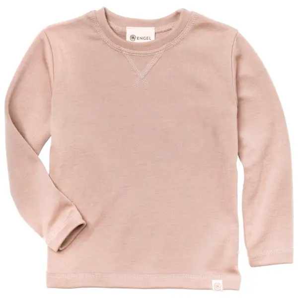 Engel - Kid's Sweatshirt L/S - Merinolongsleeve Gr 92 rosa