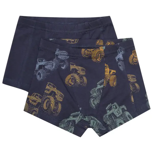Minymo - Kid's Boxers AOP No. 134065 2-Pack - Unterhose Gr 86 blau