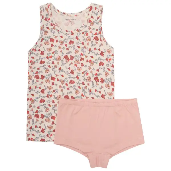 Minymo - Kid's Underwear Set AOP No. 124069 - Alltagsunterwäsche Gr 98 rosa