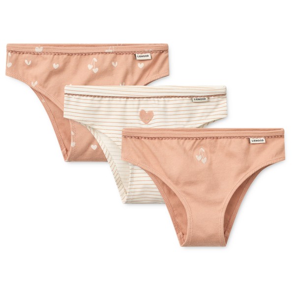 LIEWOOD - Kid's Aylin Briefs 3-Pack - Unterhose Gr 86-92 beige