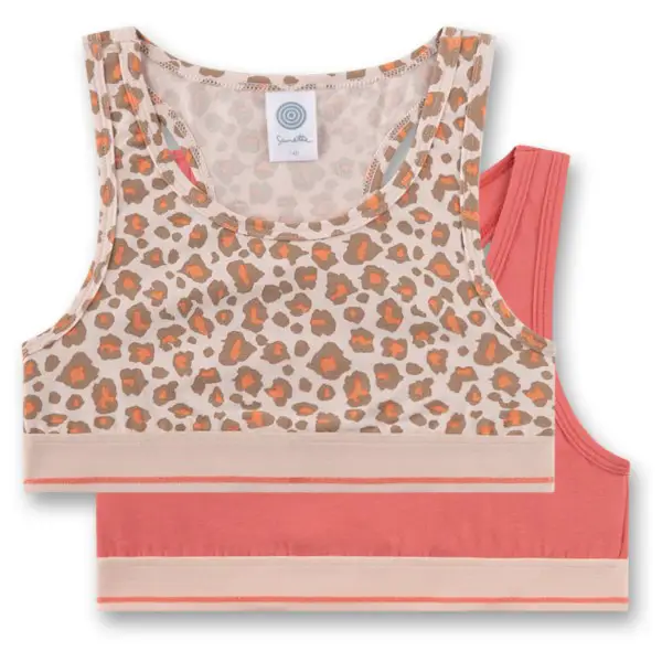 Sanetta - Kid's Doppelpack Bustier 349290 - Alltagsunterwäsche Gr 164 rosa
