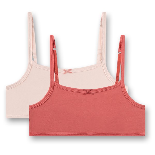 Sanetta - Kid's Doppelpack Bustier 349459 - Alltagsunterwäsche Gr 128 rosa