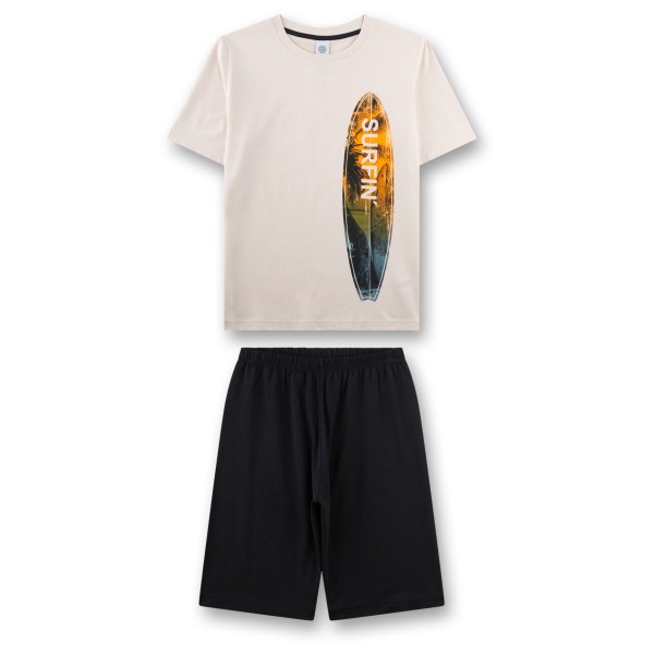 Sanetta - Kid's Pyjama 1/2 246153 - Alltagsunterwäsche Gr 128 schwarz