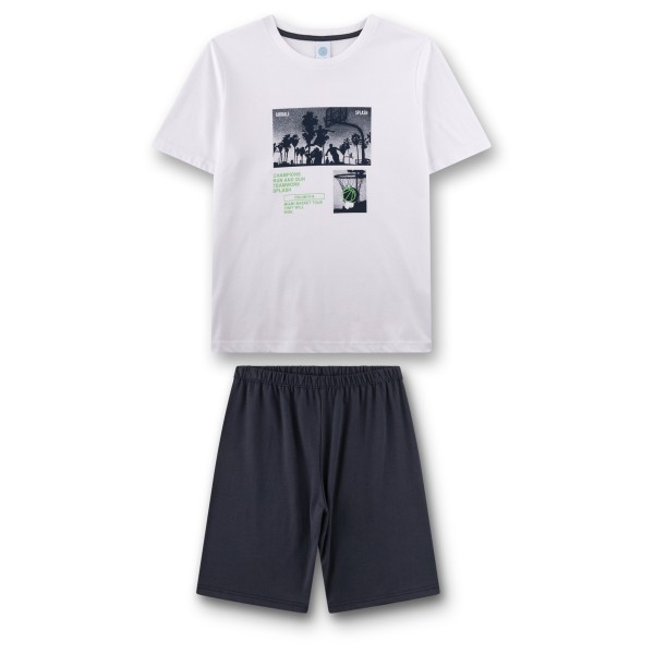 Sanetta - Kid's Pyjama 1/2 246163 - Alltagsunterwäsche Gr 128 weiß